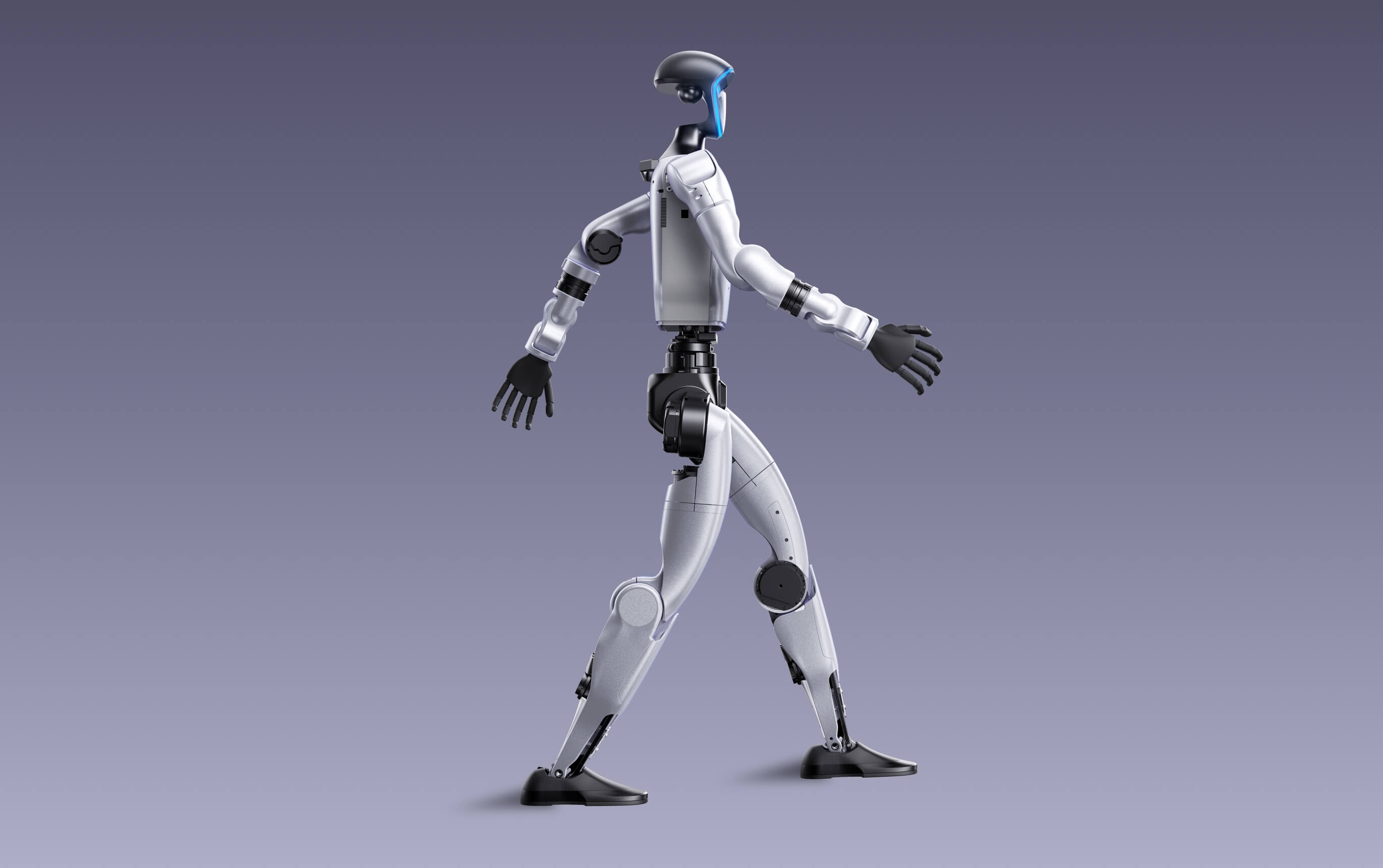 Unitree G1 in motion, official Unitree Robotics photo